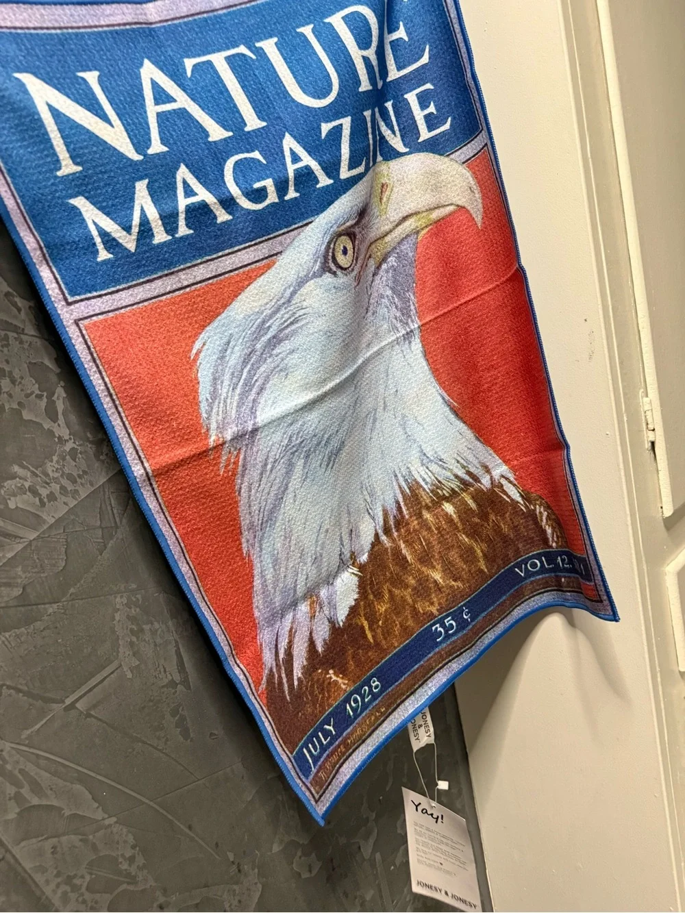Double view Nature Magazine Eagle Print Towel